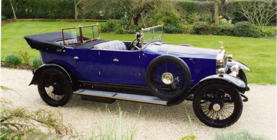 20 Baby British Car Photo Spec Sheet Info CARD 1922-1929 Rolls-Royce Twenty 